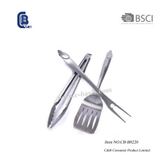 3PCS Deluxe Stainless Steel BBQ Grill Tools